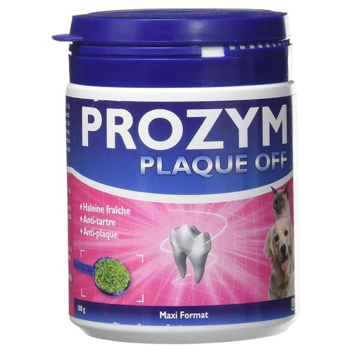 2x180g Prozym Plaque Off Zahnpflege Hund