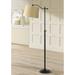 Cal Lighting Downbridge Adjustable Height Dark Bronze Finish Floor Lamp