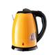 XAOBNIU Electric Kettle, 1.5 Litre, 1500 W, Stainless Steel (Color : Orange)