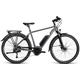 E-Bike HAWK BIKES "E-Trekking 500 Gent" E-Bikes Gr. 53 cm, 28 Zoll (71,12 cm), grau E-Bikes