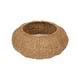 Teamson Pets Indoor Wicker Bowl Shaped Pet Bed - Tan/Cream