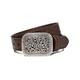 Women's Rhinestone Filigree Belt in Brown, Size Small, by Ariat