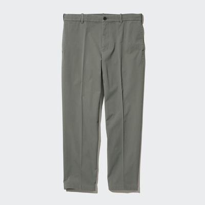 Uniqlo - Cotton Smart -Like Ankle Length Trousers - Green - XS