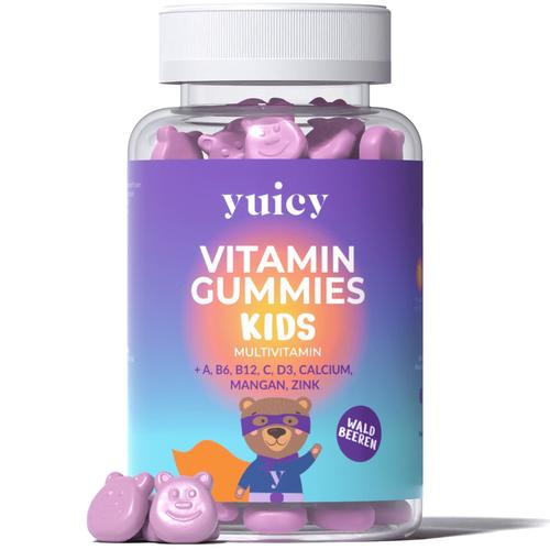 yuicy Kids Gummies – Vitamine für Kinder 60 St Fruchtgummi