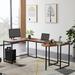 U-Shaped Computer, Industrial Corner Writing CPU Stand, Gaming Table Workstation Home Office Desk, 78.7" L x 47" W x 30.1" H