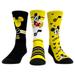 Unisex Rock Em Socks Mickey Mouse Gold Utah Jazz Three-Pack Disney Crew Set