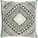 Decorative Fram 22-inch Feather Down or Poly Filled Throw Pillow