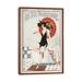 East Urban Home 1923 La Vie Parisienne Magazine Cover by Leo Fontan - Print Canvas, Wood in Black/White | 26 H x 18 W in | Wayfair