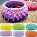 Naierhg Hand-knit Woven Thread Thick Basket Blanket Braided DIY Crochet Cloth Fancy Yarn