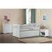 Red Barrel Studio® 3-3_Philipa White Twin Bed w/ Storage Bedroom Set Wood in Brown/White | 44.5 W x 81 D in | Wayfair