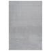 Gray 90 x 63 x 0.7 in Area Rug - Latitude Run® Solid Color Rectangle 5'3" X 7'6" Polyester Area Rug in Polyester | 90 H x 63 W x 0.7 D in | Wayfair