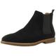 Steve Madden Men's Highline Chelsea Boot, Black Suede, 11 UK