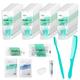 Toothbrush and Toothpaste Set, Individually Packaged, with Travel Toothpaste and Brush, Comb, Shampoo, Shower Gel, Shower Cap and soap, Suitable for Hotels, Travel (50 Sets)