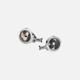 Montblanc - Montblanc 1858 Geosphere Cufflinks Black - Cufflinks - Silver