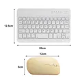 Mini clavier sans fil 800/1200/1600 ug I solide souris pour documents accessoire informatique