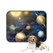 PKQWTM Planetary Orbit Educational Solar System Planets Pet Dog Cat Bed Pee Pads Mat Cushion Potty Dogsblankets Crate Bed Kennel 20x24 inch