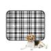 ABPHQTO Plaid Lumberjack And Buffalo Check Pattern Pet Dog Cat Bed Pee Pads Mat Cushion Potty Dogs Blankets Crate Bed Kennel 36x48 inch