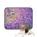 PKQWTM Hummingbird lavender flowers Pet Dog Cat Bed Pee Pads Mat Cushion Potty Dogs Blankets Crate Bed Kennel 36x48 inch
