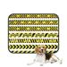 ABPHQTO Tape Caution Danger Yellow Police Line Warning Tape Danger Tape Caution Tape Pet Dog Cat Bed Pee Pads Mat Cushion Potty Dogsblankets Crate Bed Kennel 20x24 inch