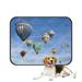 ECZJNT Hot Air Balloons Albuquerque Hot Air Balloon Festival Pet Dog Cat Bed Pee Pads Mat Cushion Potty Dogsblankets Crate Bed Kennel 14x18 inch