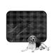 ABPHQTO Dark Grey Buffalo Plaid Pet Dog Cat Bed Pee Pads Mat Cushion Potty Dogsblankets Crate Bed Kennel 28x36 inch