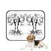 PKQWTM Conceptual Of The Tree Of Life Growing Apart Pet Dog Cat Bed Pee Pads Mat Cushion Potty Dogs Blankets Crate Bed Kennel 28x36 inch