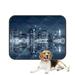 ECZJNT Manhattan At Night Reflections Harlem River Pet Dog Cat Bed Pee Pads Mat Cushion Potty Dogs Blankets Crate Bed Kennel 28x36 inch