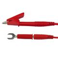 2Pcs Multimeter Test Lead Dual 4Mm Banana To Banana Plug With Alligator Clips