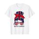 Union Jack Flagge Mädchen Brille Großbritannien T-Shirt