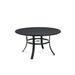 Slat Top 54" Round Dining Table, Night - 54 - inch wide