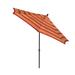 Arlmont & Co. Aaysha 9-Foot Bronze Aluminum Market Patio Umbrella w/ Crank Lift & Autotilt In Sunbrella Metal | 102.3 H x 108 W x 108 D in | Wayfair