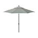 Arlmont & Co. Aaysha 9-Foot Bronze Aluminum Market Patio Umbrella w/ Crank Lift & Autotilt In Sunbrella Metal | 102.3 H x 108 W x 108 D in | Wayfair