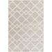 Gray 120 x 94 x 0.59 in Area Rug - Foundry Select Rectangle Deangelo Moroccan Machine Woven Area Rug in Light | 120 H x 94 W x 0.59 D in | Wayfair