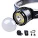 OWSOO Super Bright Head Outdoor Rechargeable Flashlight Headlamp Work with Hat Clip and Magnet for Camping Hiking Cycling Running Fishing