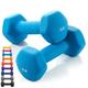 Gray 8lb Neoprene Hex Dumbbell Exercise Fitness Hex Dumbbell Set fo Home Workout Strength Training 1 Pair