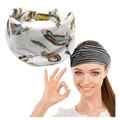 Women Yoga Sports Wide Headband Boho Hair Band Turban Headwrap Headwear