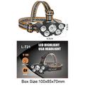 USB Rechargeable Household Head Flashlight Work Light Waterproof 5/7 LED Outdoor Strong Light Headlight Super Bright Fishing Lamp Long-range Headlamp COB-LED Head Lamp 5 LEDS