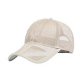 WITHMOONS Mesh Baseball Cap Adjustable Unisex Golf Dad Hat Sport Trucker Hat YZM0177 (Beige)
