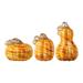 The Holiday Aisle® S/3 Multi Stripes Pumpkin & Gourd5.00"L*5.00"W*8.50"H4.75"L*4.75"W*6.00"H6.00"L*6.00"W*5.00"H /Mercury | Wayfair