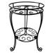 17 Stories Giggetts Metal Plant Stand Metal in Black | 18.9 H x 11.8 W x 11.8 D in | Wayfair C1CE76DB35464F6288BB595C03D44357