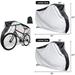 Bike Cover Waterproof Outdoor Bicycle Cover Anti Dust Rain Snow UV Bike Rain Cover for Mountain Road & Heavy Duty Bikes with Lock Holes