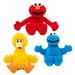 Plush Toys Elmos Cookies Monsteres Big Birds 11 inch Stuffed Animal Plush Toy 3 Piece Set Toys for Ages 5-7 Plush Red