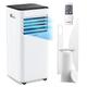 Emperial Air Conditioner 9000 BTU, 4-in-1 Portable Air Conditioning Unit, Dehumidifier, Cooling Fan with 2 Fan Speeds, Digital Display, Remote Control, 24 Hour Timer & Dual Window Venting Kit