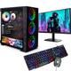 Veno Scorp Gaming PC Bundle 24" Monitor Intel Core i5 12400F 4.5GHZ NVIDIA RTX 4060 8GB Corsair 16GB 3200MHZ Ram 1TB NVME SSD 750W 80+ PSU WINDOWS 11 - WiFi - Neonzilla - Liquid Cooling