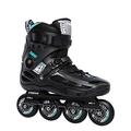 LXLTLB Adjustable Inline Roller Skates Roller Blades with Illuminating Light Up Wheels for Kids Teens Comfortable Inline Skates Children Adults Men Women Pro Skating PU,Black,40