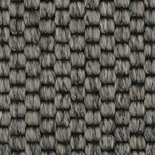 „BODENMEISTER Teppichboden „“Schlingenteppich Turania““ Teppiche fußbodenheizungsgeeignet Gr. B/L: 400 cm x 450 cm, 5,3 mm, 1 St., grau (grau anthrazit) Teppichboden“