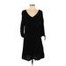 Michael Stars Casual Dress - Sweater Dress: Black Dresses - Women's Size X-Small