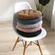 Coussin de siège rond en velours côtelé simple UNIS issant tabouret étudiant coussin bout à