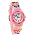 Chaoyada-Montre à quartz étanche pour enfants garçons et filles mode cool bracelet papillon