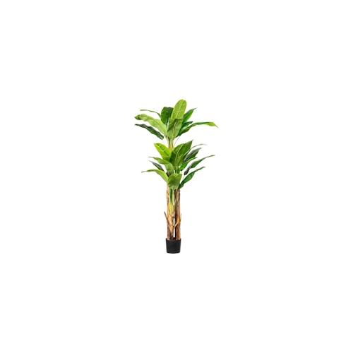 CREATIV green Künstliche Palme Bananenpflanze 180cm im Topf